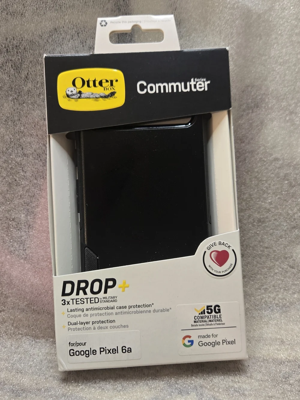 OtterBox Commuter Series Case for Google Pixel 6a — Black